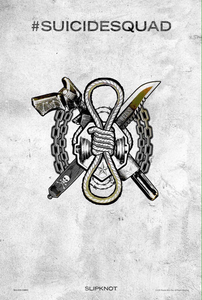 SuicideSquadHQ's tweet photo. The Skwad is releasing some sick tattoo inspired posters for #SXSW! Whose would you like to see next? #SuicideSquad https://t.co/awMTQwPprn