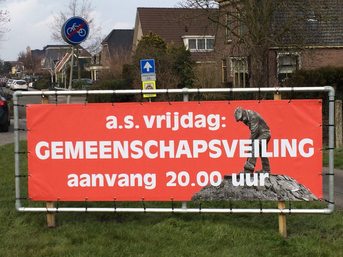 Vrijdag 11 maart om 20.00 uur Gemeenschapsveiling Onderdijk. Kijk voor leuke koopjes op Facebook en kom!