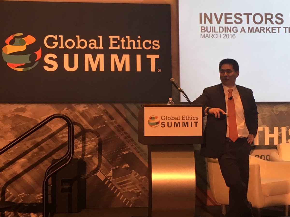 tyfrancis's tweet photo. Up now, @IEX CEO Brad Katsuyama talking about building new markets at @ethisphere's #GES2016 lunch keynote. https://t.co/GIReSV8Jit