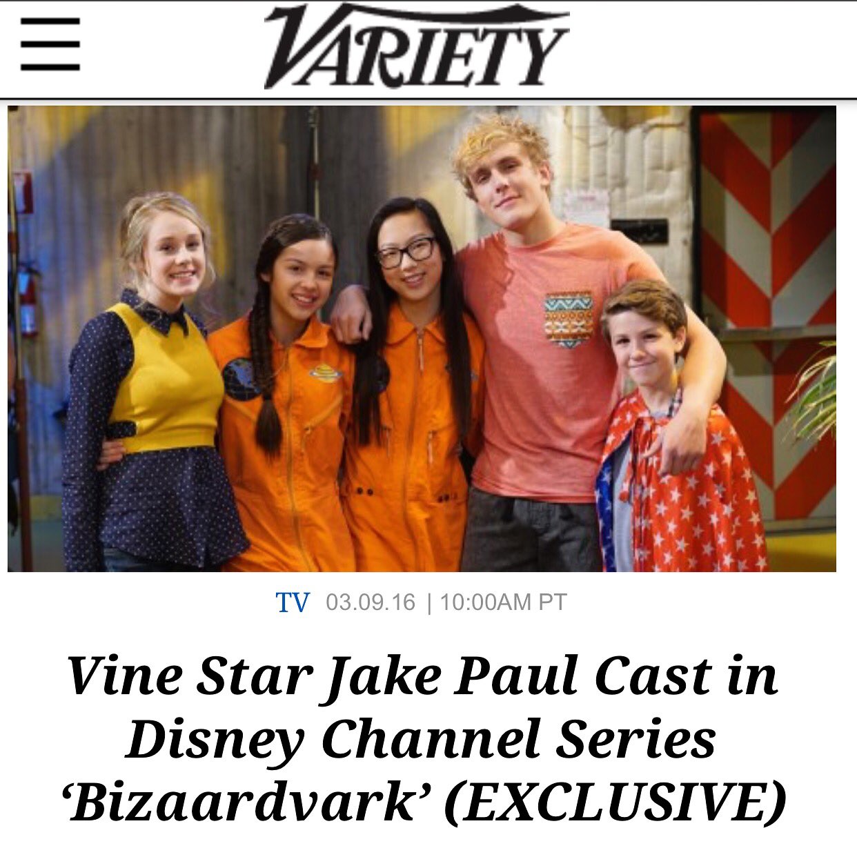Jake Paul Tv Show Disney