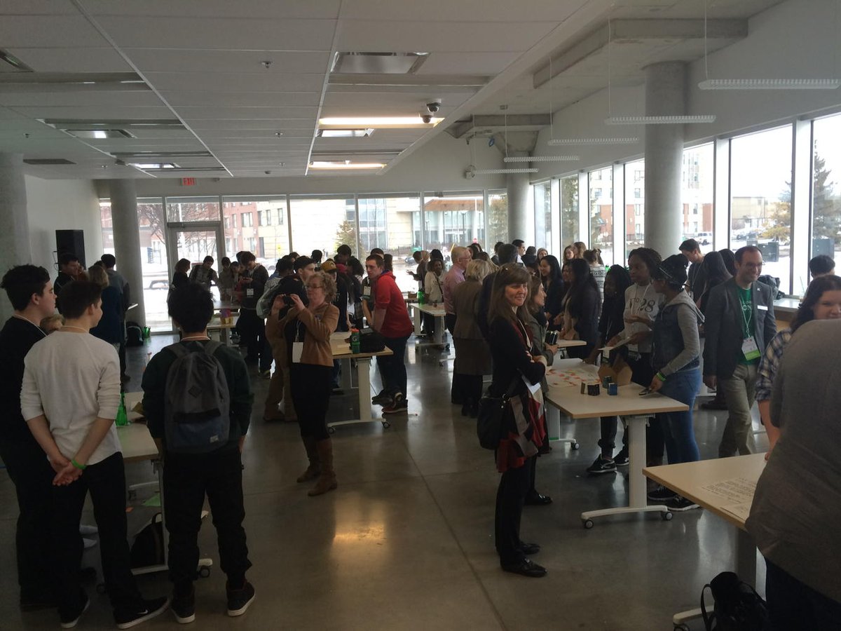 OCSBSuccess's tweet photo. Presentation time - each group is pitching to @ACDualCredits, #ICEcertification, @algonquincolleg https://t.co/spj7BKYeWm