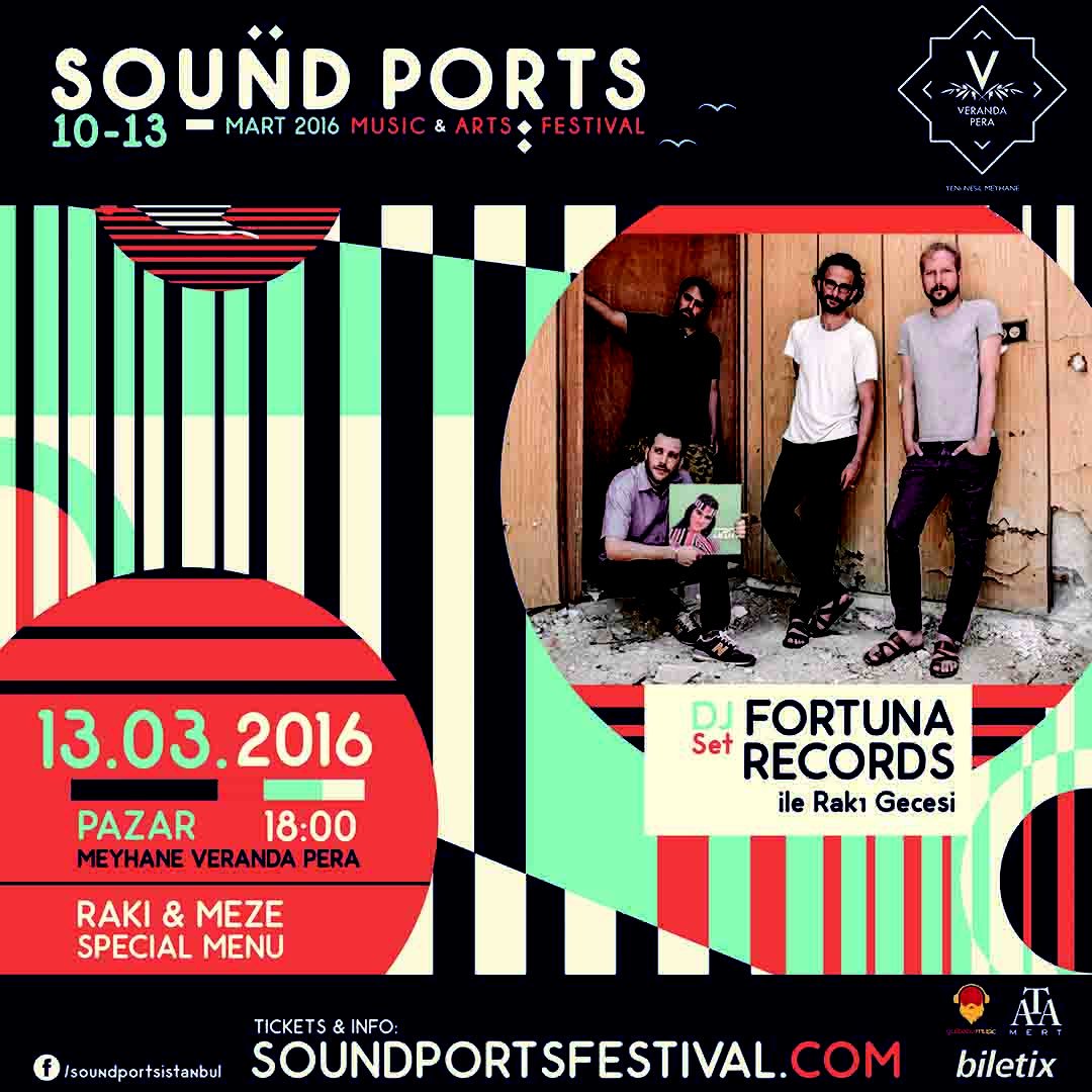 verandapera's tweet photo. Sound Ports festivalinin son gününde Veranda Pera, rakı ve mezeler eşliğinde Fortuna recordsu ağırlıyor. https://t.co/uu8hrZo0pp