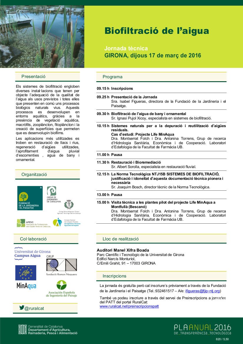 APNaturales's tweet image. Jornada Norma Tecnológica #Biofiltración @GremiJardineria @apevec @COETAPAC