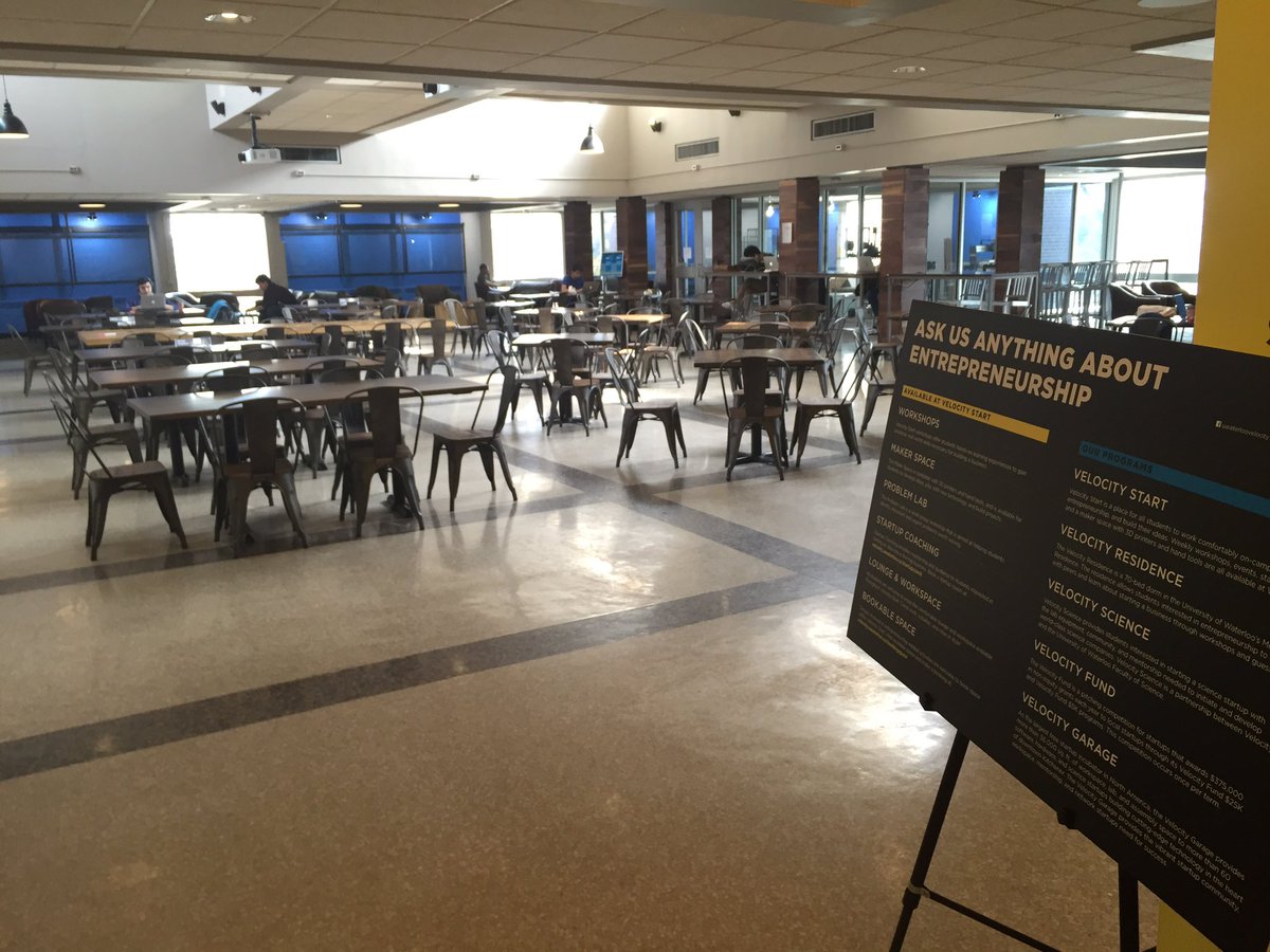 uWaterlooLL's tweet photo. Just checked out the new #VelocityStart in SCH. Great space on campus to learn/study/engage/discover! @UWvelocity https://t.co/USFNjSYJPh