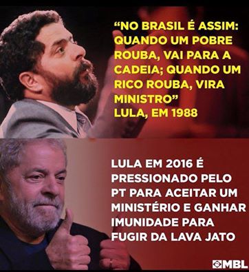 walterbanza's tweet photo. @Site_WD    Quem te viu e quem te vê, Lulopetismo. https://t.co/AWC5SPyxXW