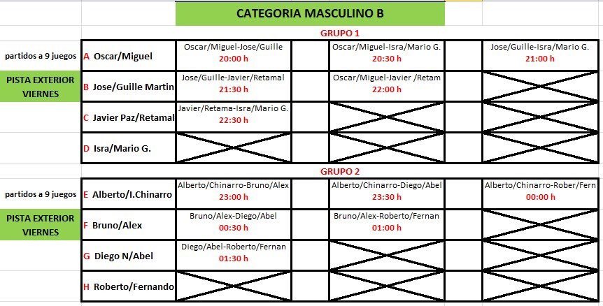 CandeledaClub's tweet photo. Aquí tenéis los horarios de las fases de grupos: Masculino A, Masculino B, Mixto A y Mixto B https://t.co/EPBCYDg7ZG