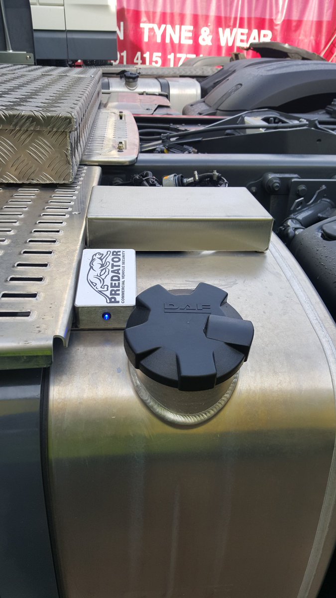 Predator Tank Alarm fitted to this <a href="/DAFTrucksUK/">DAF Trucks UK 🇬🇧</a>  for TSL #fueltheft #prevention #nationwidefitting
