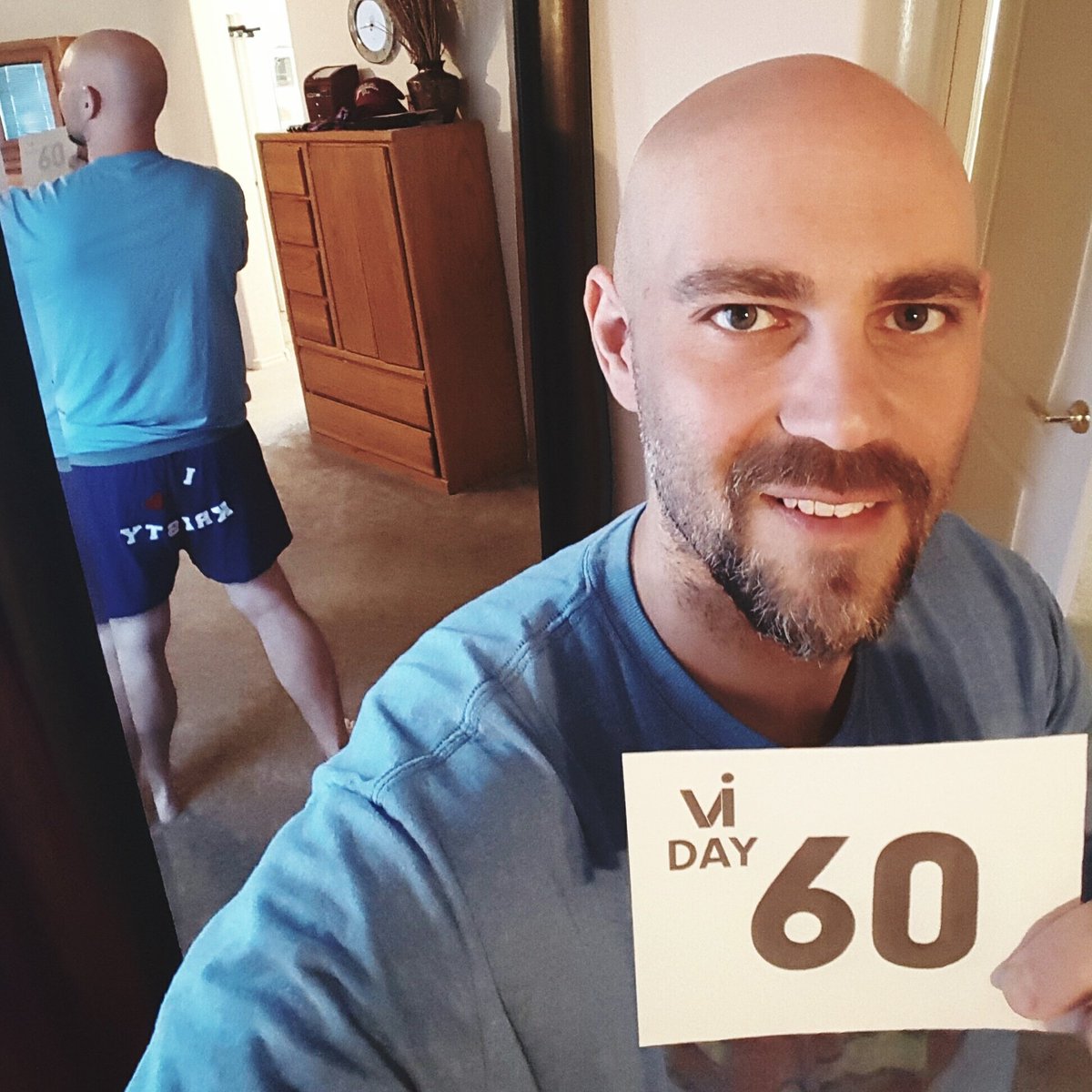 2015ViChamp's tweet photo. 60 days in and still committed to dropping 15 lbs.  5 more to go!  Not going out in public wearing these! #ViCommit https://t.co/ER2MXIG4Hs