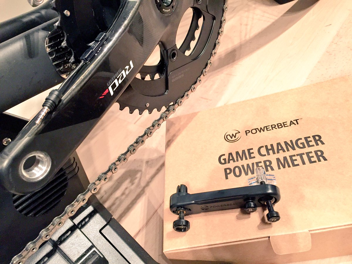 dcrainmakerblog's tweet photo. Success! Got the PowerBeat final production power meter all installed. Now to wait 24hrs for glue to dry. https://t.co/NUwUJYvZAz