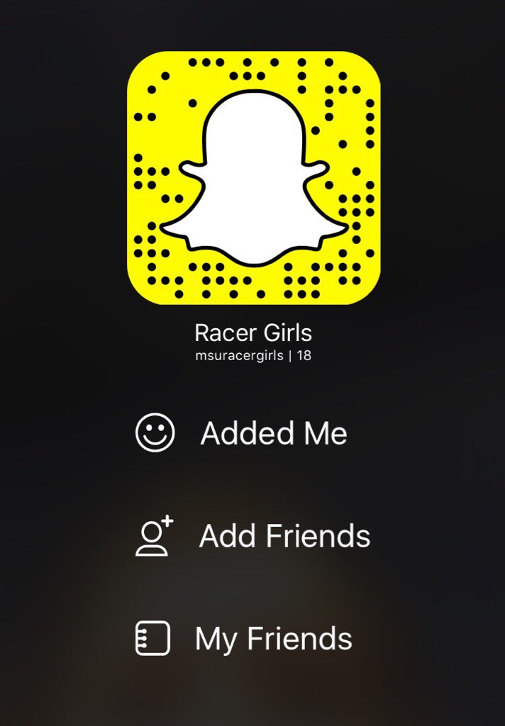 MSURacerGirls's tweet photo. Add us on snapchat! https://t.co/7xPIxyulDU