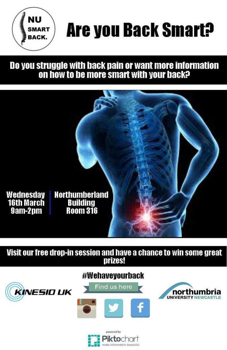 NuSmartBack's tweet photo. Check out our amazing up and coming event on how to reduce lower back pain all the information you need #smartback https://t.co/UiRYZWdNCq