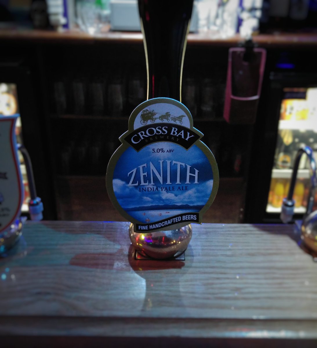 Freebird_Pub's tweet photo. Due to popular demand, Welcome back! Always goes down nicely, cheers @crossbaybrewery #realale #beer #Zenith https://t.co/faq9PedXIW