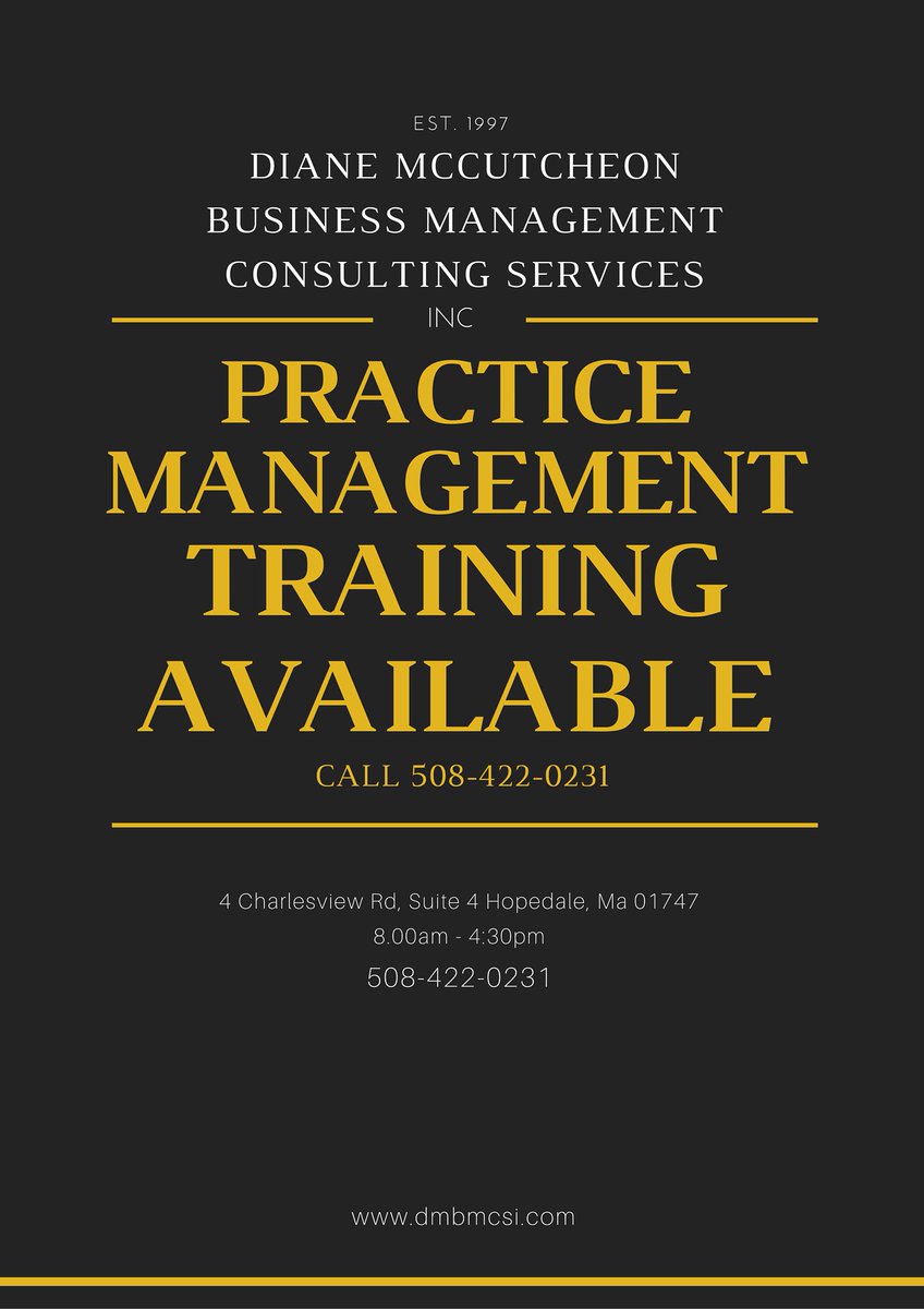 AccountMatters_'s tweet photo. Get the front desk &amp; billing training your #PTpractice deserves! #PT #DPT #bizPT #PTconsulting #frontdesk #PTbilling https://t.co/FJKT4YkvQA