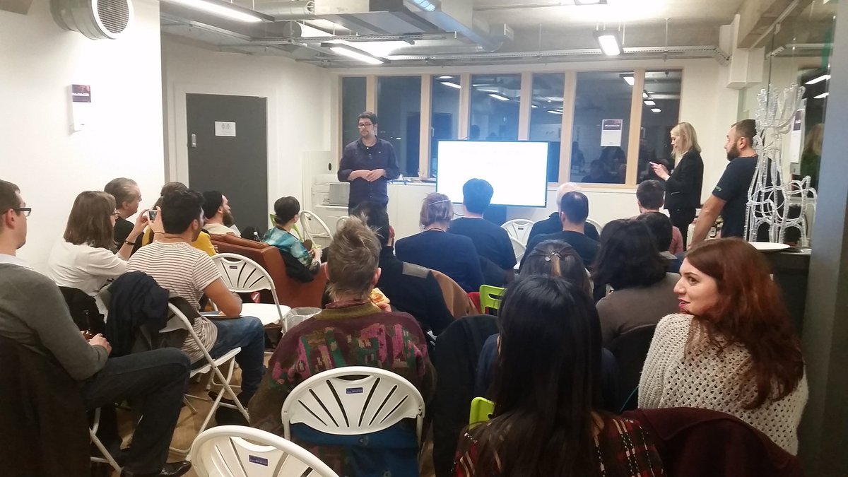 jjmartinez86's tweet photo. #FutuTalksLDN just started @futurice https://t.co/BX1F4Xebab