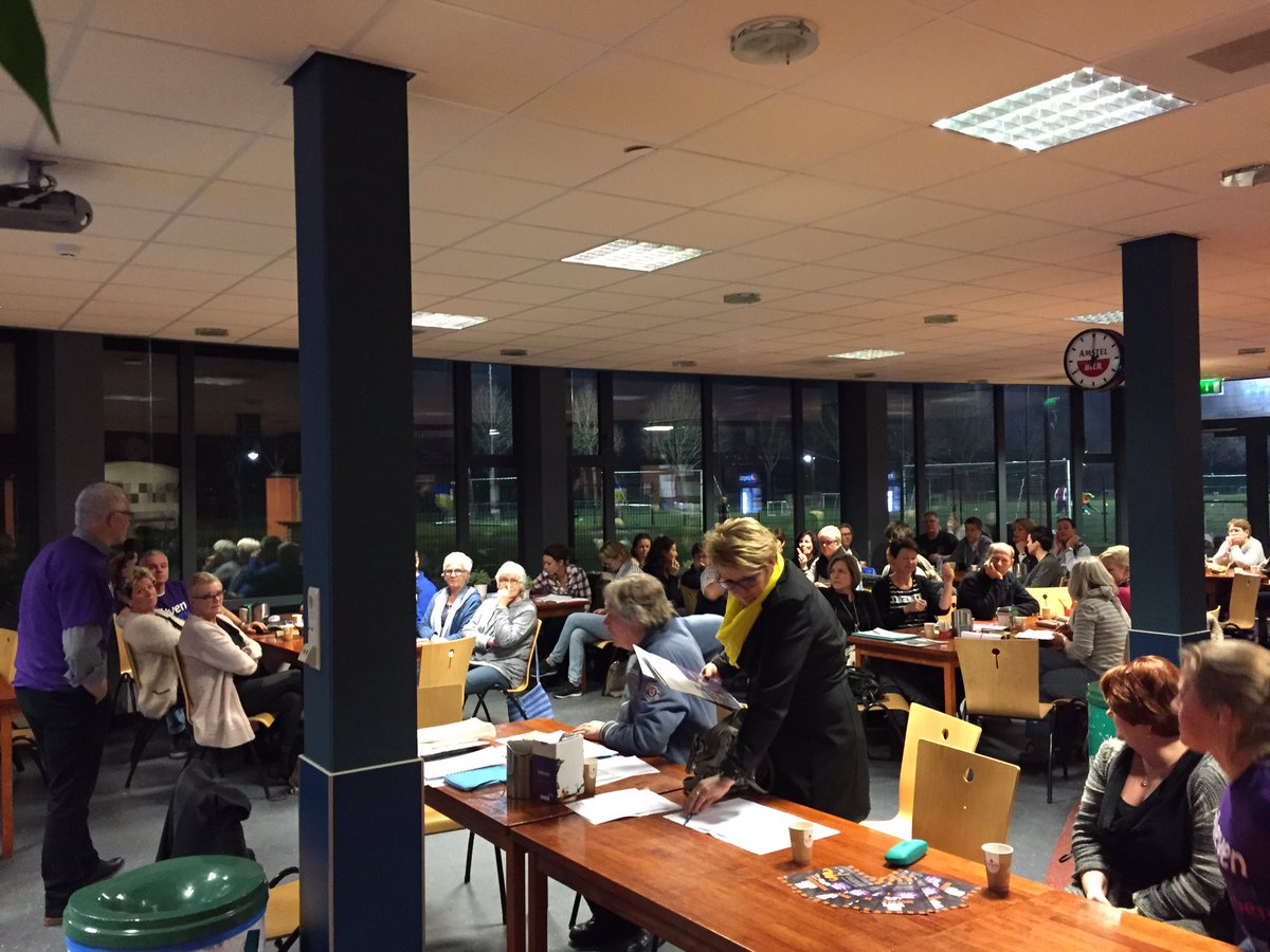 Een interactieve teamavond! Mooi enthousiasme, samen lopen en stil staan bij kanker! Op naar 21&amp;22 mei!