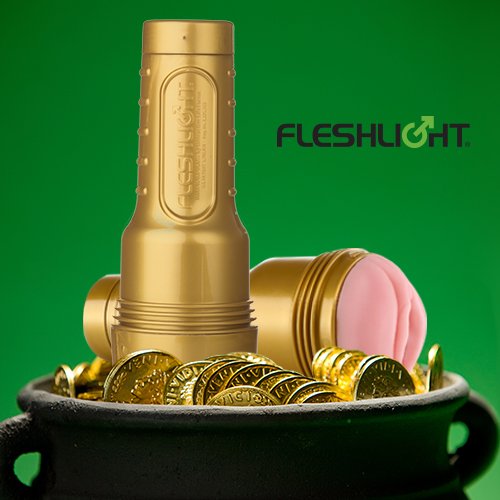 The gold at the end of the rainbow just got a lot more enticing! #STU #Fleshlight  #LuckyYou https://t