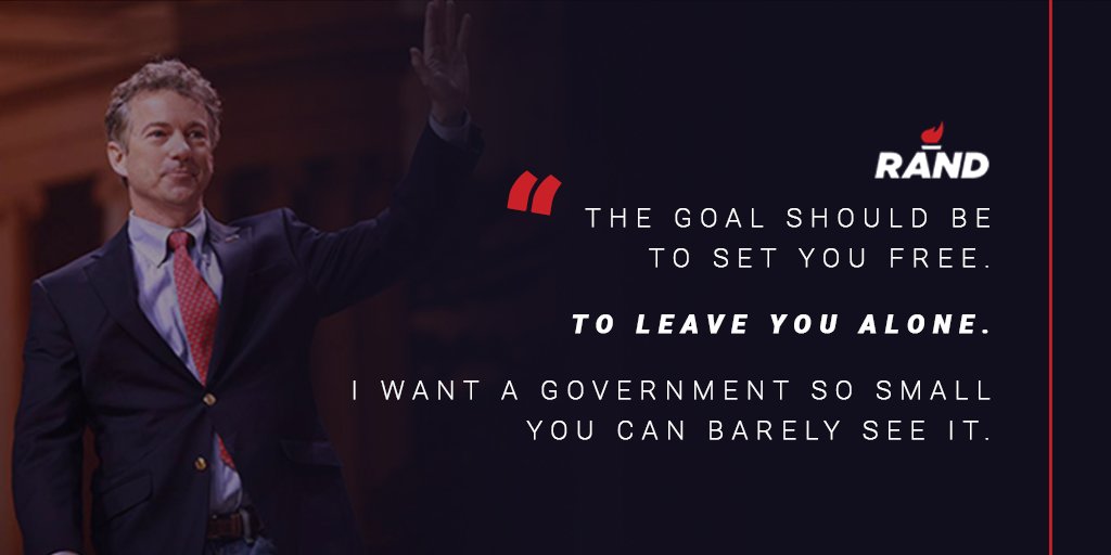 RandPaul's tweet photo. I continue to fight and stand up to big government in the Senate. Stand with me: https://t.co/ZGMxAb1mvk https://t.co/gazmSG7yrr