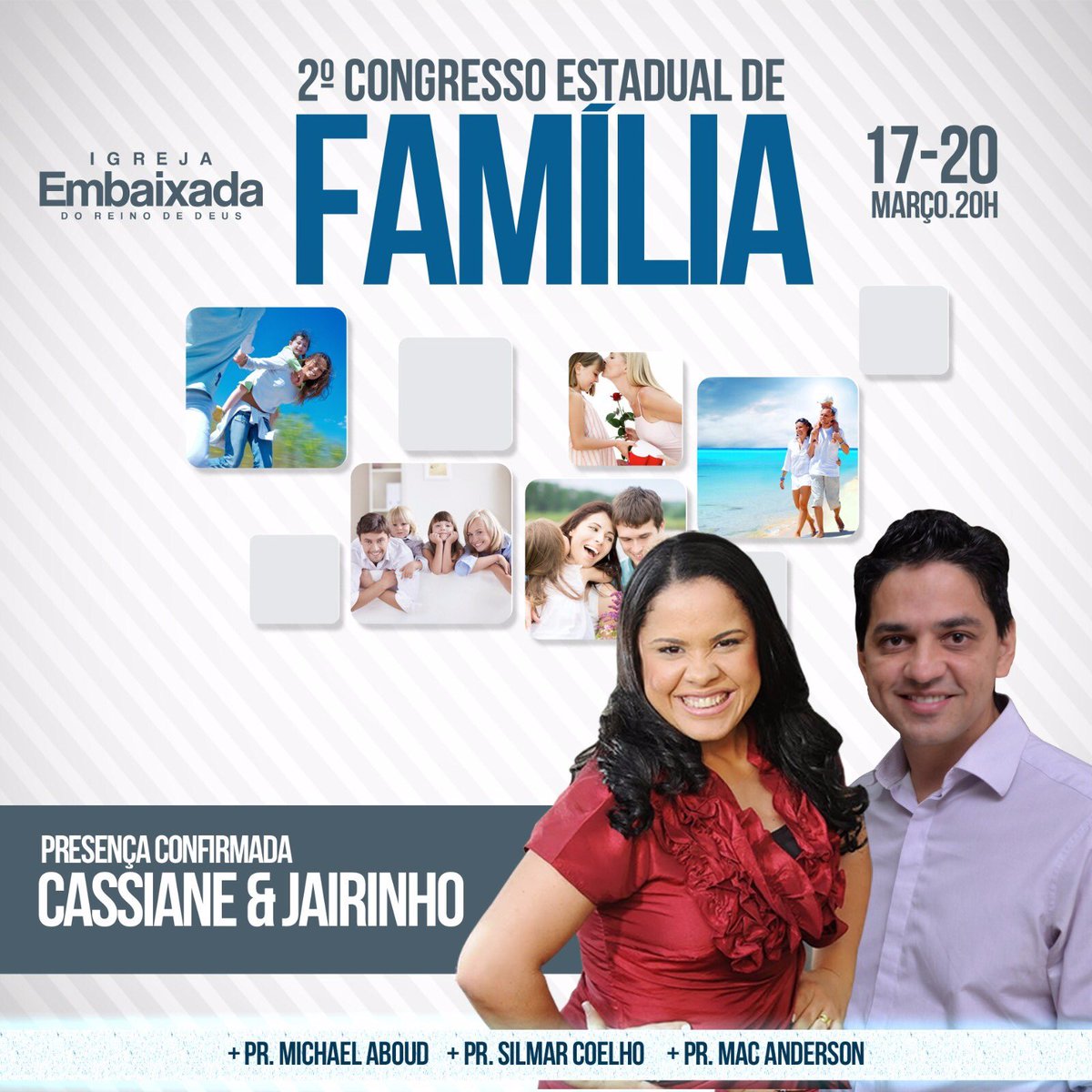 PrMarcioM's tweet photo. Presença confirmada @CASSIANECANTORA @Jairomanhaes @igrejaembaixada https://t.co/SIfN062iig