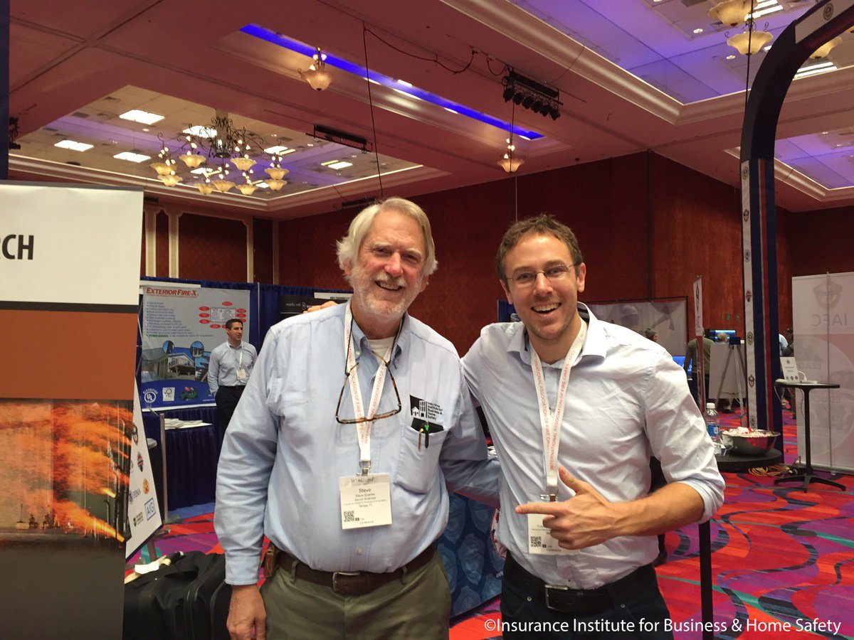 IBHS_org's tweet photo. Look who is at the #WUI2016 exhibit hall today... the one and only @steveq53 https://t.co/ZtDCoUTDIS
