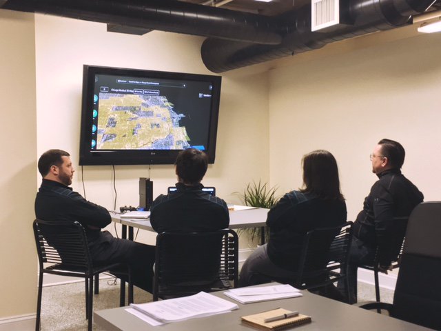Watched a demo. I'm the pretty one on the far right They call it predictive mapping. Shhh super secret!