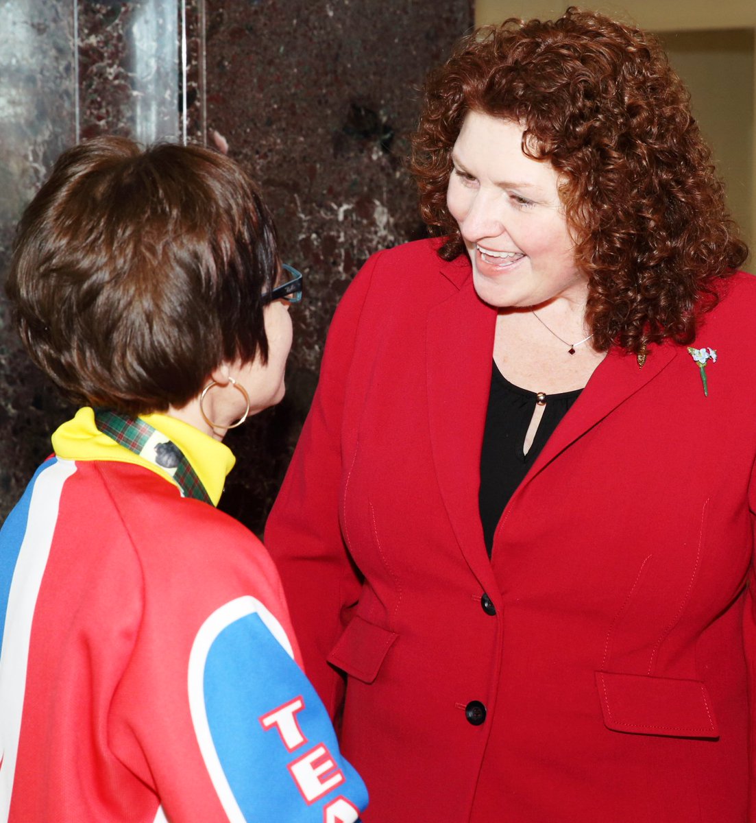SSWB_GovNL's tweet photo. Both @PremierOfNL &amp; SWSD Min @Sgambin congratulated @SpecialONL double gold-medalist (snowshoeing) Crystal Young. https://t.co/c2P19Jlx5U