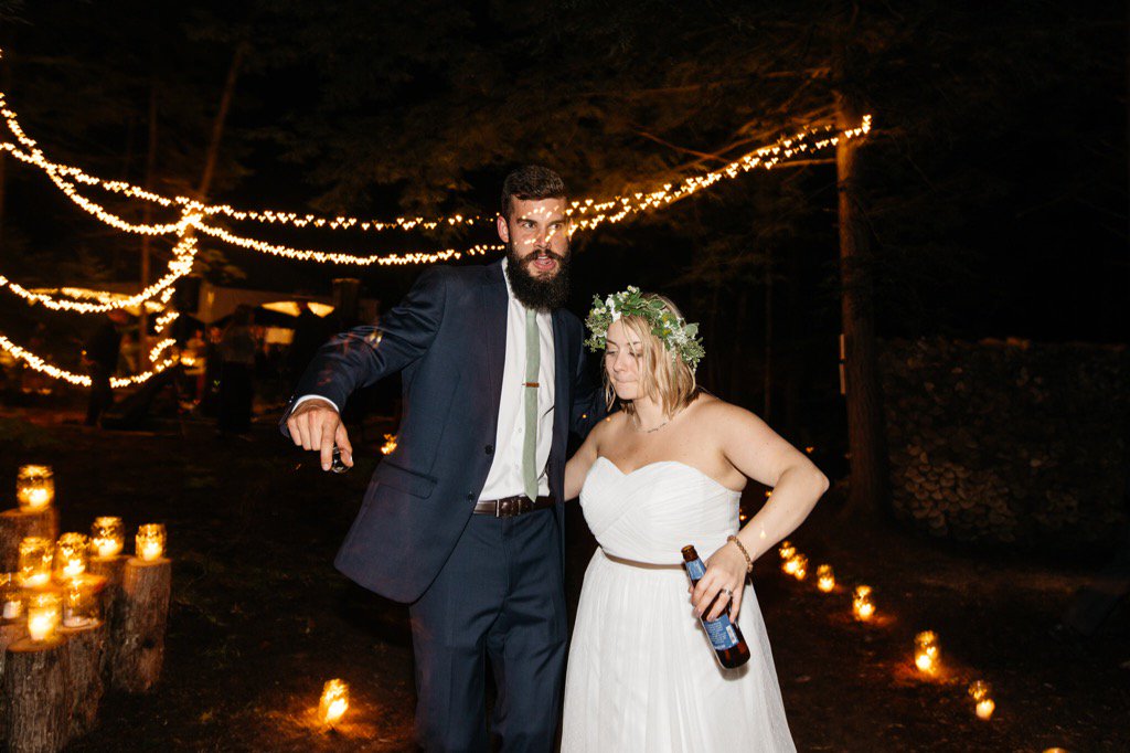 Just blogged: Amy and Joel's lovely #forestwedding! Check it out: goo.gl/Gz7WUR #muskokawedding