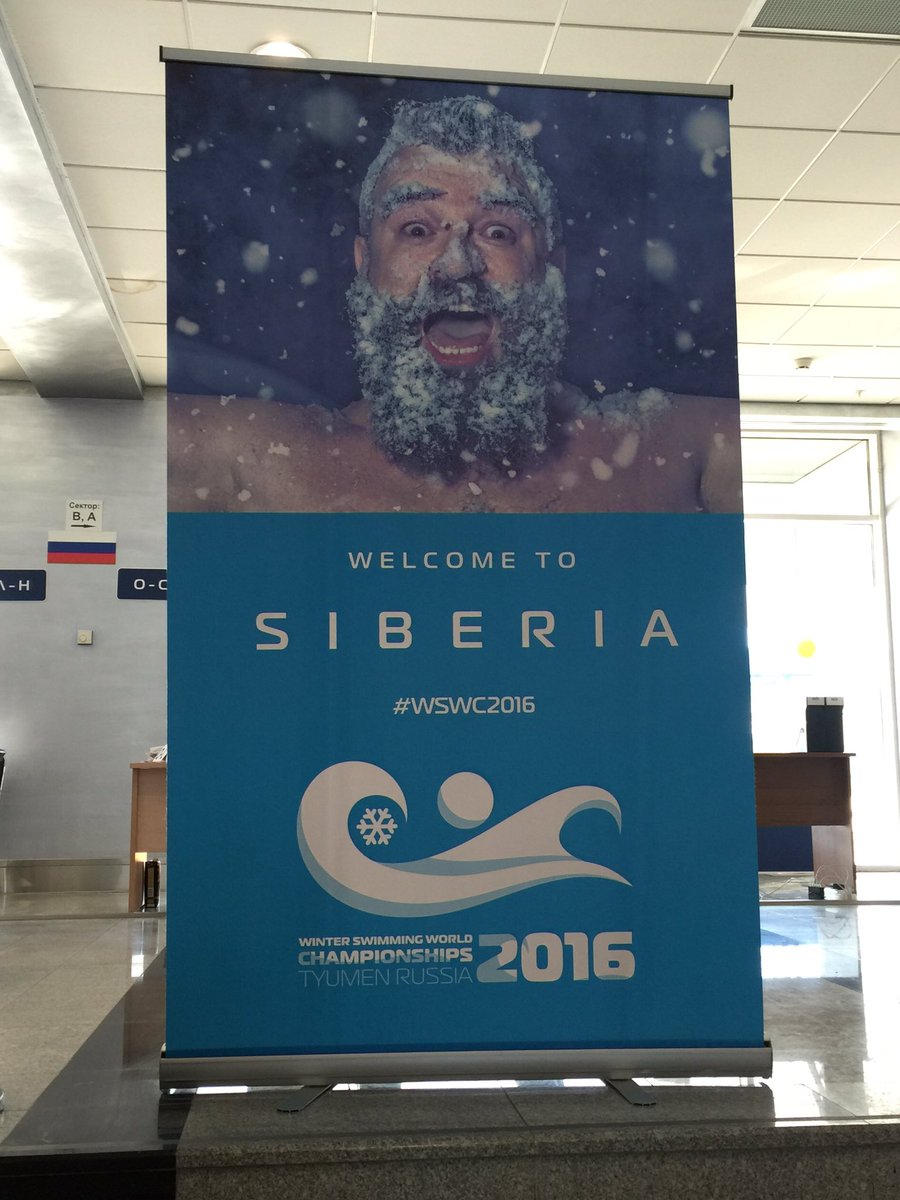 AusWinterSwim's tweet photo. @Channel7 Aussie swimmers @The_Ryanhorse &amp; Stu Gregory racing in World Ice Swim Champs in Tyumen, Siberia tomorrow https://t.co/UJNr2fOCdK