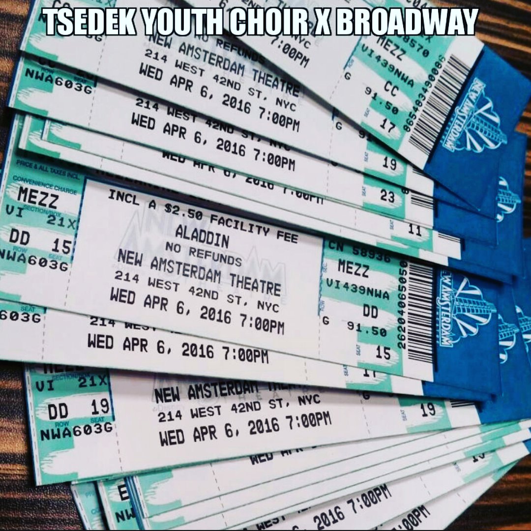 FriendsofTsedek's tweet photo. Delivery! Tsedek's youth choir meets @aladdin on @broadwaycom in 3 weeks on their #PremeirNewYorkTour #supportisrael https://t.co/jU1cCgXB3Y