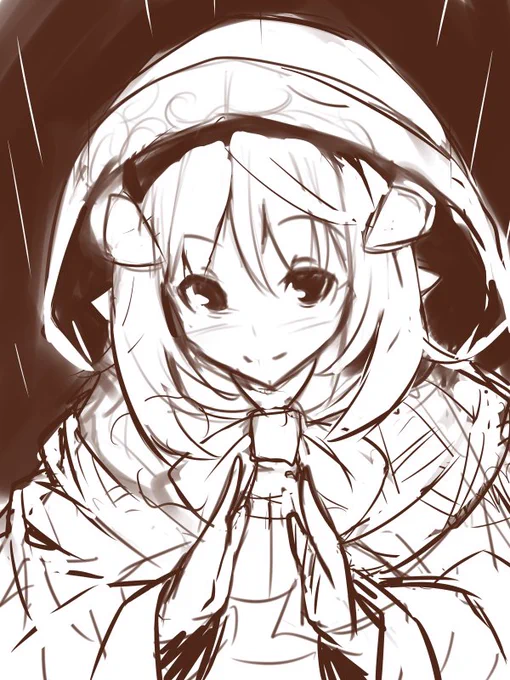深夜のひっそり落書き!今日は本当に何も構図やらなんやらが思い浮かばなかったので何も考えず落書きです。映画の構図とかも勉強せねばならんかなー。脳内のインスピレーションが枯渇している。基礎錬もしなければ。やることが多いなぁw 