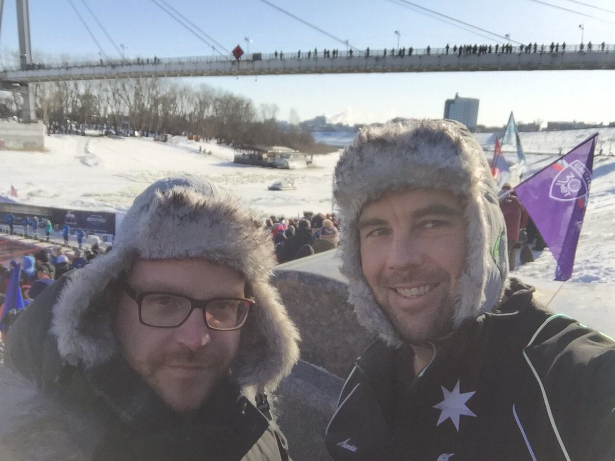 AusWinterSwim's tweet photo. @SBSNews Aussie swimmers @The_Ryanhorse &amp; Stu Gregory racing in World Ice Swim Champs in Tyumen, Siberia tomorrow https://t.co/bq3SFn7jia