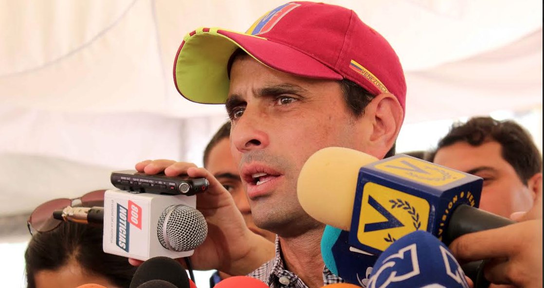 globovision's tweet photo. Capriles: Inició proceso para activar el Referéndum Revocatorio https://t.co/t5CXjAUIlI https://t.co/kpIKbB3eXX