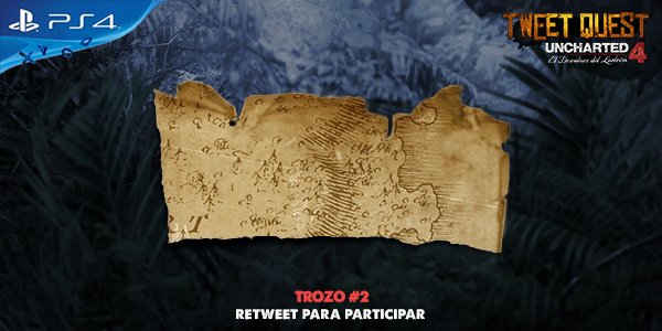 redbullESP's tweet photo. Aquí está el mapa. Un actor de La Señora, El Príncipe y hasta de XMEN os da otra pieza a las 21h #Uncharted4Quest https://t.co/5ieiJMudR1