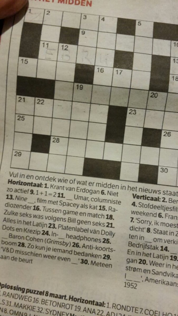 Lomp puzzelwoord