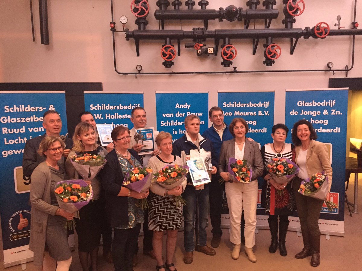 Alle aanwezige winnaars bij elkaar, namens bestuur en secretariaat van harte gefeliciteerd 👍🏽 #ktoaward