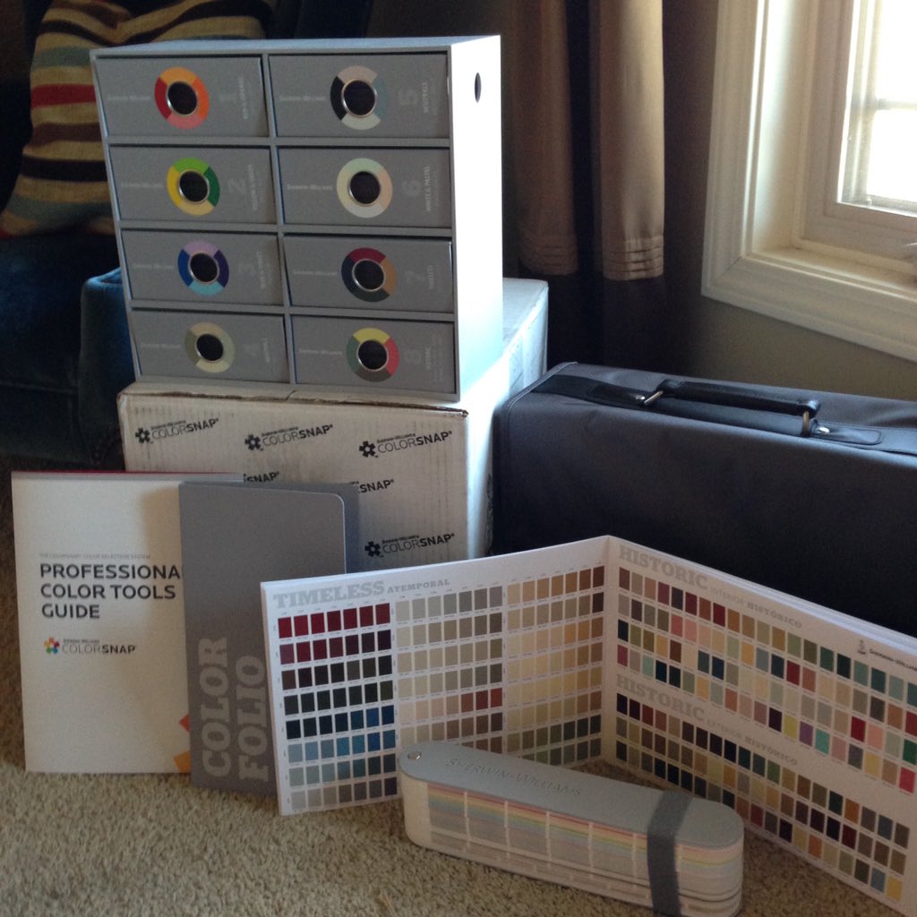 GoodHausDesign's tweet photo. Amazing graduation gift I received from Brook at @sherwinwilliams! #colorsnap #paintgeek #happymail #interiordesign https://t.co/MewQ2ua5i0