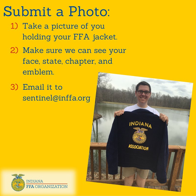 IndianaFFA's tweet photo. Members &amp; Alumni! Would you like a chance to be on the big screen at State Convention? Check this out! https://t.co/LX2w2fUQvM