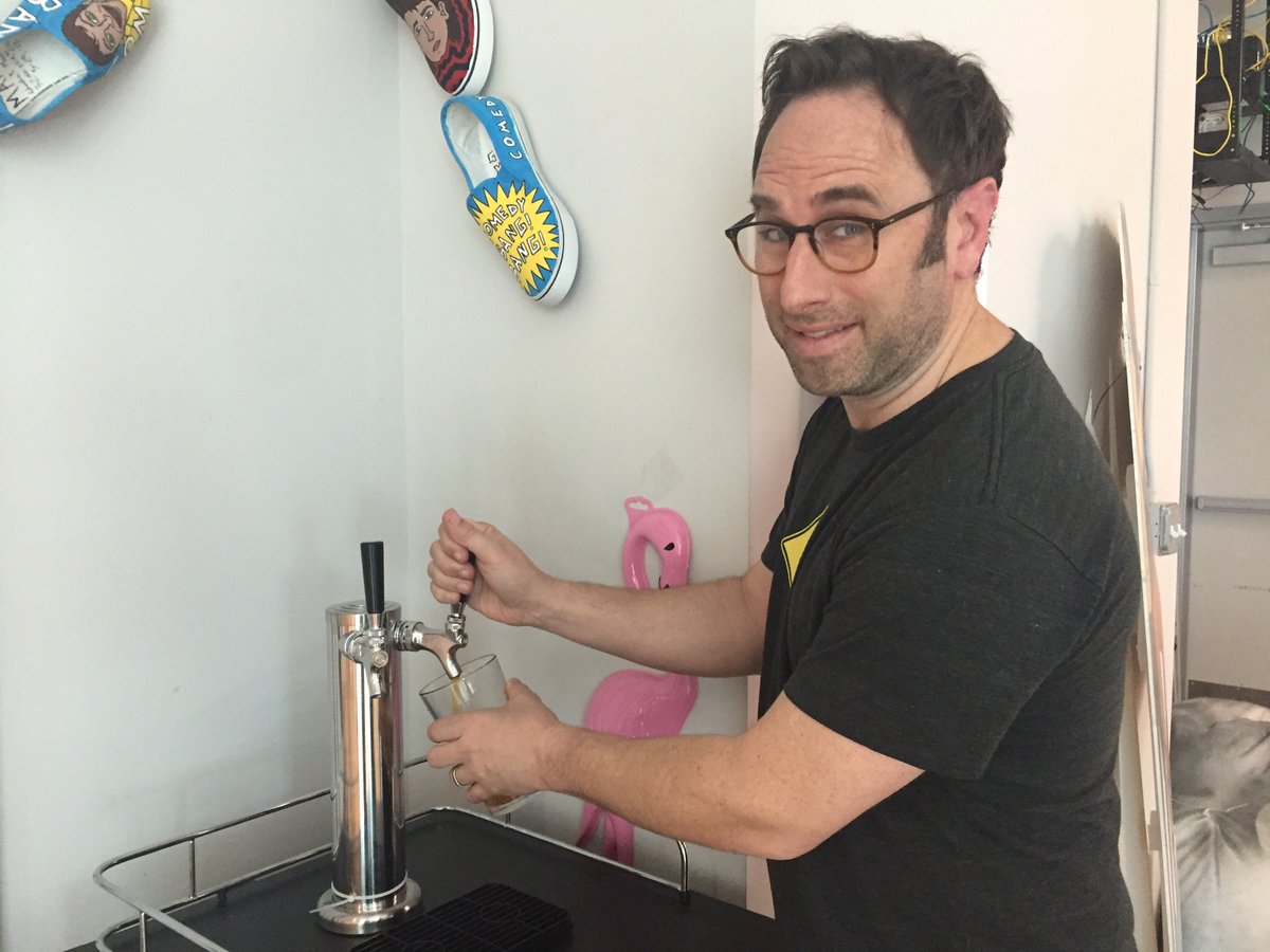Glad <a href="/SklarBrothers/">The Sklar Brothers</a> are enjoying the beer and kegerator we sent them! #sklarbrocounty
