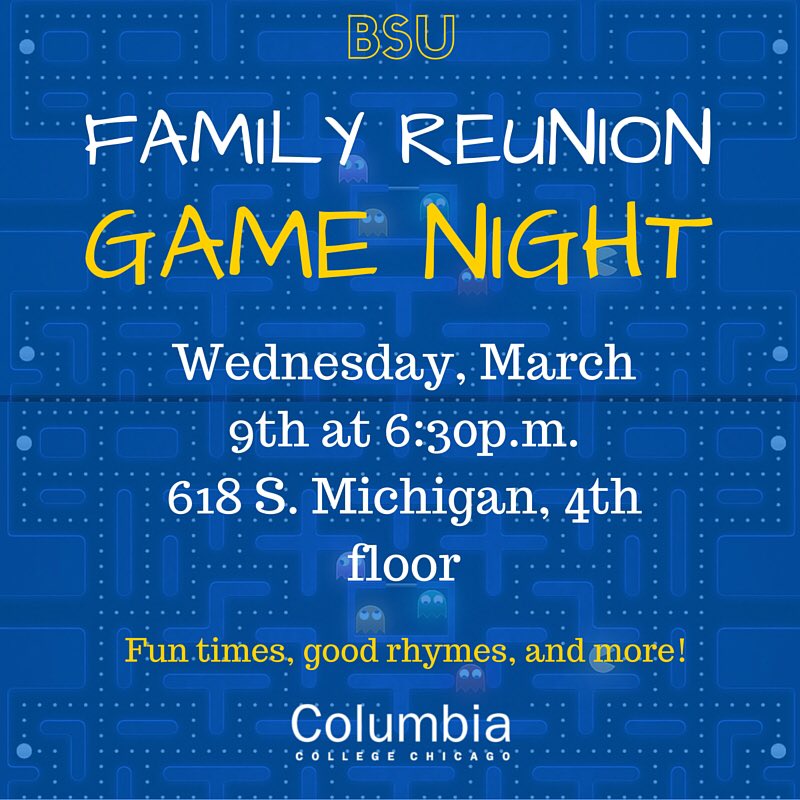 If you're not busy tonight come over and play some games and get some food with BSU!! <a href="/BSUColumbia/">Black Student Union</a>
