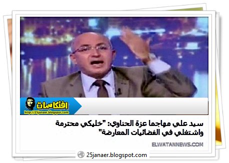 سيد علي مهاجما عزة الحناوي: "خليكي محترمة واشتغلي في الفضائيات المعارضة" 