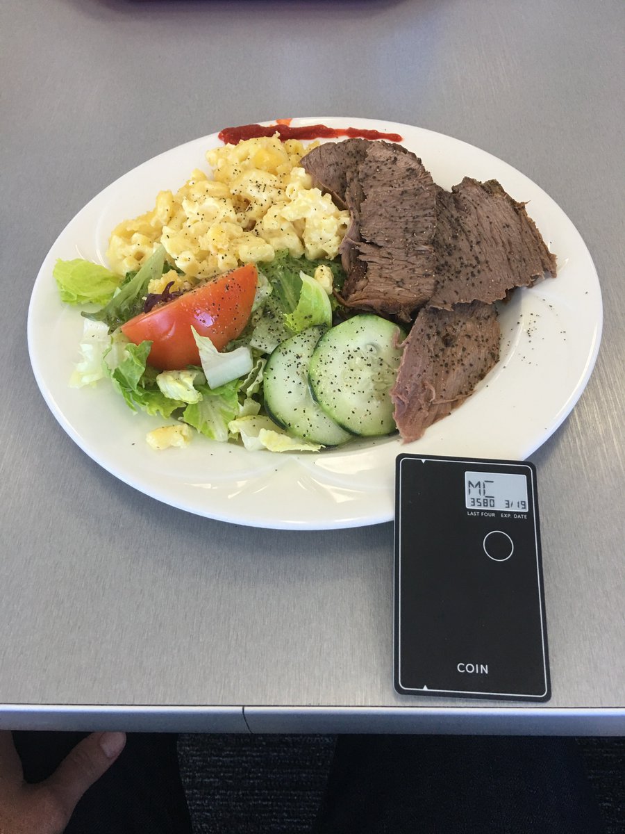 Paying for lunch with <a href="/Coin/">COIN</a>. My credit, debit, &amp; gift cards combined in one. goo.gl/T08TA2 #Coinrewards