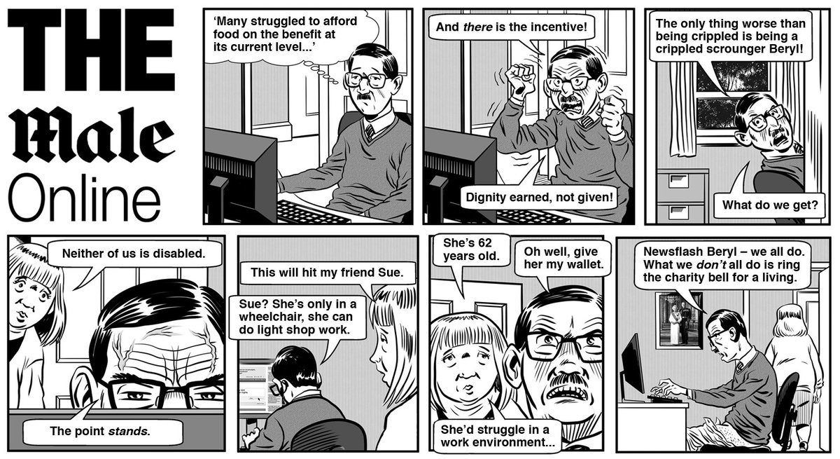 Pat Kane on Twitter: "The Male Online. Reliably scary cartoon.  https://t.co/fpFGTyh61i"