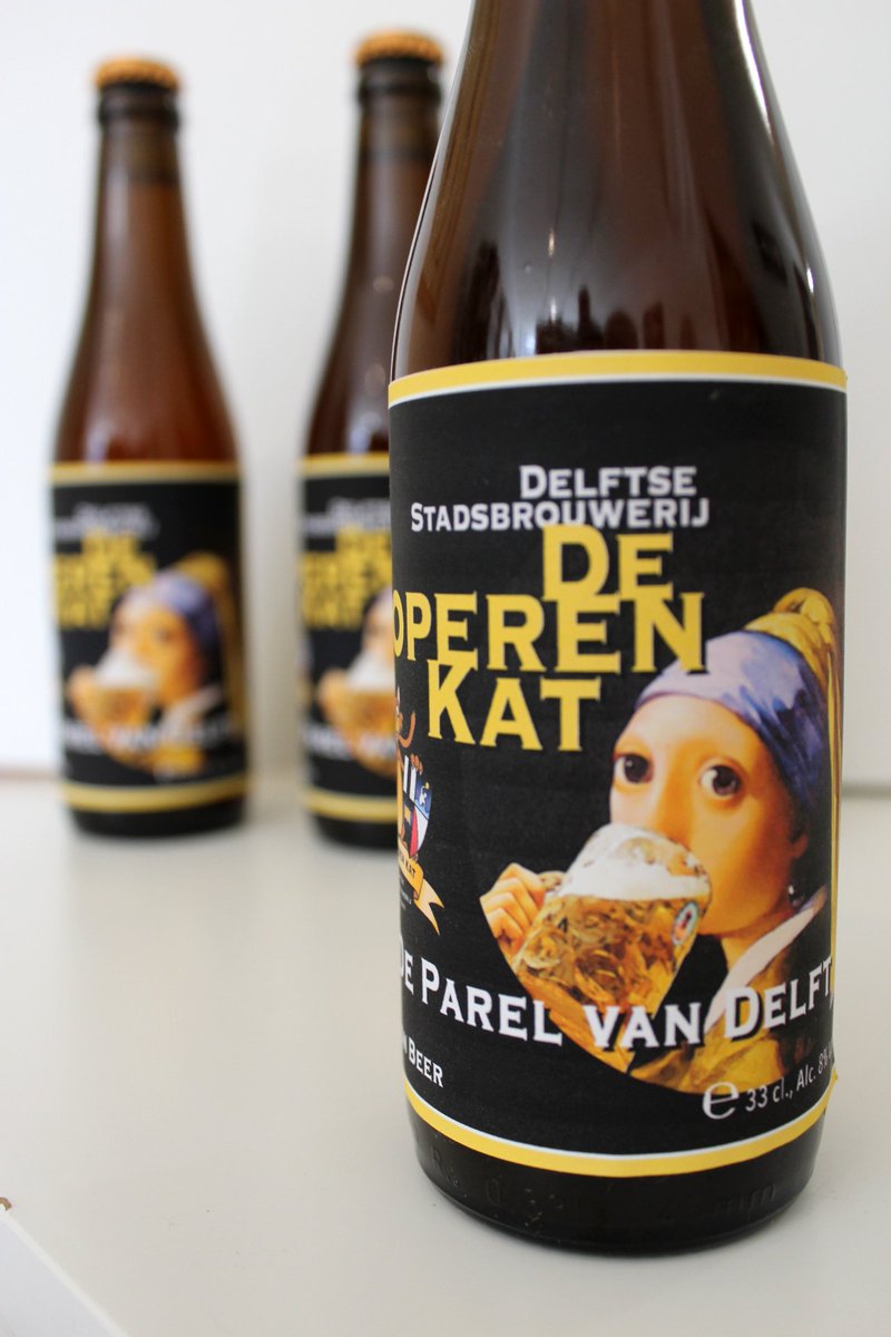 Vandaag was de dag! De Parel van Delft - Hét Vermeerbier, is geland! Vanaf nu beschikbaar, vraag er dus vooral naar!