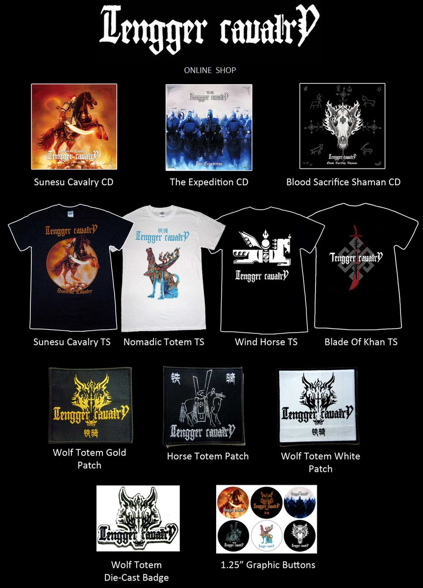 MetalHellRecs's tweet photo. Folk metal fans save 10% on @tenggercavalry music &amp; merch only at https://t.co/0go3j6yEv2. Use code : Green Beer! https://t.co/SqQ8dimA4z