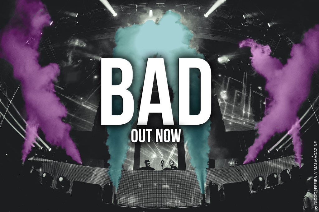 TOMANDJAME's tweet photo. BAD IS OUT NOW! 😈 https://t.co/GtvE0mGwKh https://t.co/6ymeKVgaUU