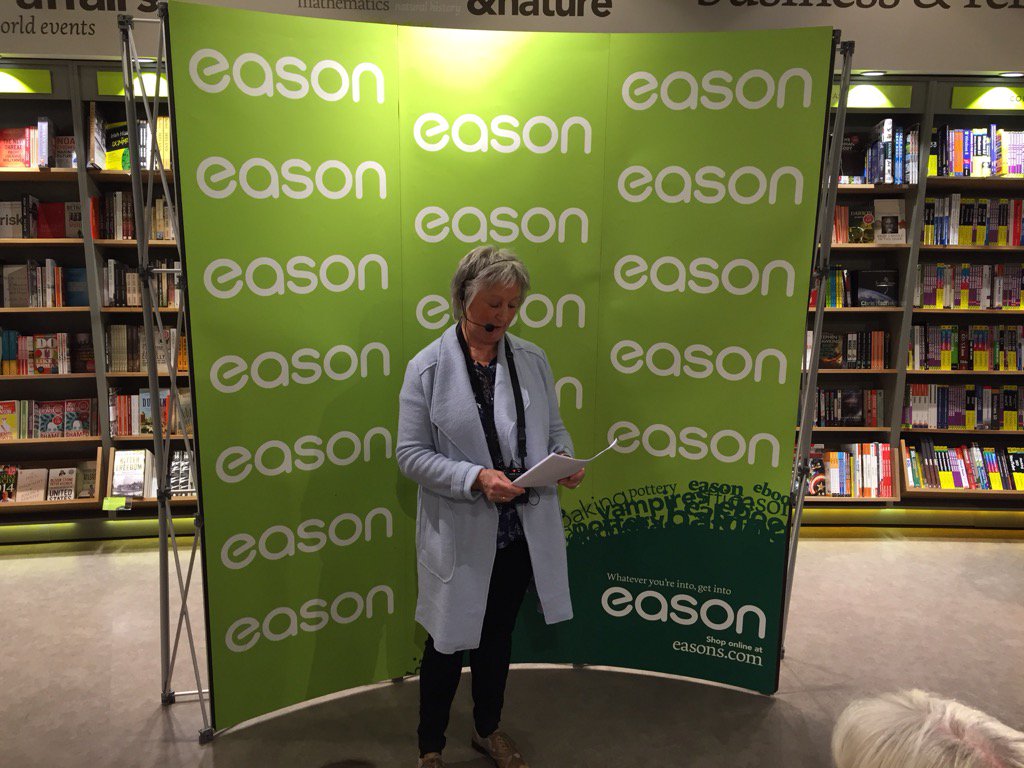 Jane reading #TheSuitcase extracts at Women Aloud in #Belfast. Great to be included.