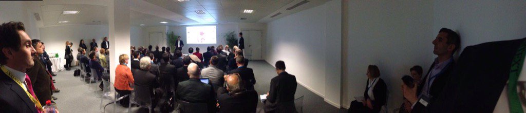 patrick__vitali's tweet photo. Only standing room left #AnswerModules breakout #OTInnovate. Thanks everybody and thanks @OpenText, great event!!! https://t.co/arWX1lMjPU