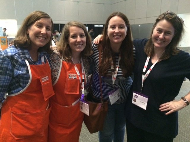 EXPLOLive's tweet image. We love meeting passionate educators! @mkelly_explo @ExploKristi @LauraSFarmer + @cveresan #SXSWedu #ExploFraido