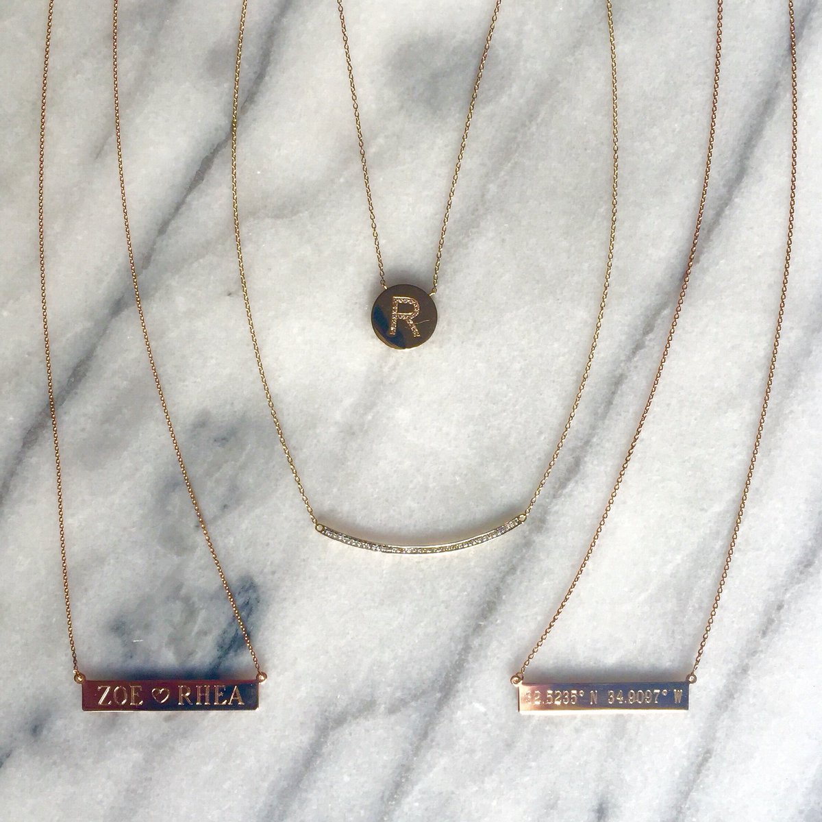 Zoelevjewelry's tweet photo. Decisions decisions๐ค #nameplate #crescent #diamonddisc #LettersbyZoe https://t.co/OHZDfl3c47