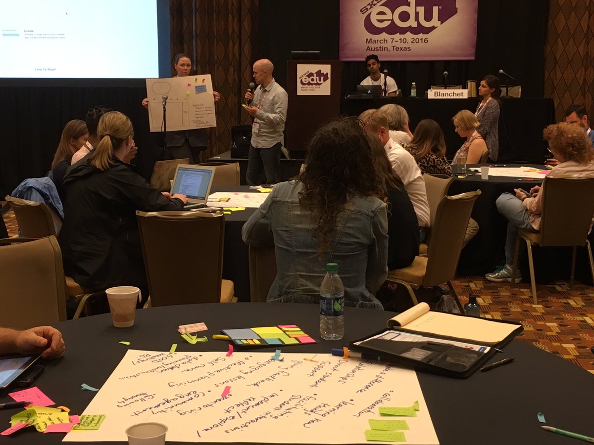 blendspace's tweet photo. Inspired by everyone's ideas &amp; brainstorming on how to save time #teachers time! #SXSWedu #tesinnovates #timesolver https://t.co/EDg88aG36C