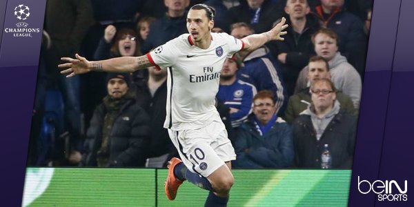 beinsports_FR's tweet photo. [VIDEO] Ibrahimovic assomme Chelsea ! 
> Paris a un pied en quarts de finale ! https://t.co/GVVPUXnDWx #CHEPSG https://t.co/pRutdsNNWR